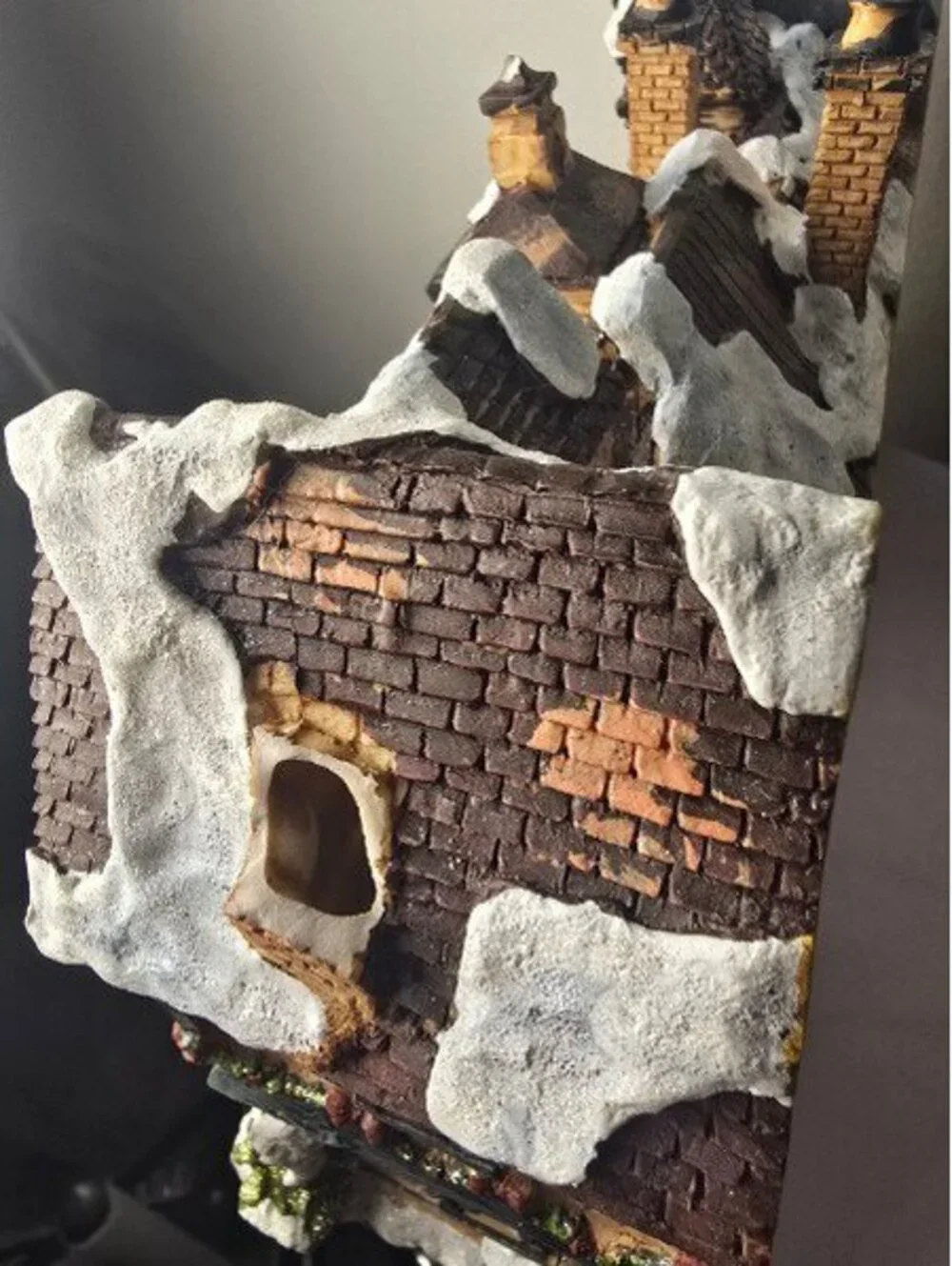 Vintage Miniature Christmas Village Row Houses, 13
